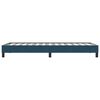 vidaXL Bedframe zonder matras 100x220 cm fluweel donkerblauw