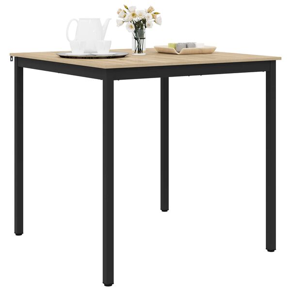 vidaXL Staande Bartafel Bewerkt hout