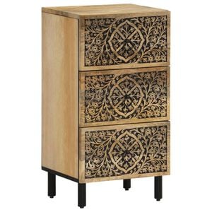 vidaXL Bijzetkast 40x33x75 cm massief mangohout