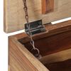vidaXL Opbergkist 57x30x30 cm massief hout