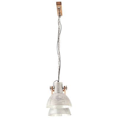 vidaXL Hanglamp industrieel 25 W E27 109 cm zilverkleurig