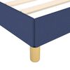 vidaXL Bedframe met hoofdeinde zonder matras 140x200 cm stof blauw