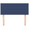 vidaXL Hoofdbord 100x5x78/88 cm stof blauw
