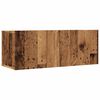vidaXL Tv-meubels 2 st wandgemonteerd 80x30x30 cm oud houtkleurig