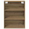 vidaXL Dressoir met wandkast bewerkt hout artisanaal eikenkleur