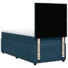 vidaXL Boxspring met matras fluweel blauw 100x200 cm