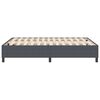 vidaXL Platform bedframe Donkergrijs 140 x 190 cm Stof