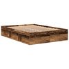 vidaXL Bedframe zonder matras 140x200 cm bewerkt hout oud hout