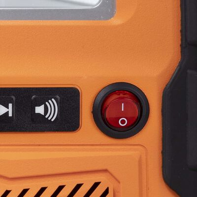 Smartwares Werklamp LED Bluetooth luidspreker 27x30x6 cm oranje
