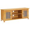 vidaXL Tv-meubel 120x35x48 cm massief eikenhout
