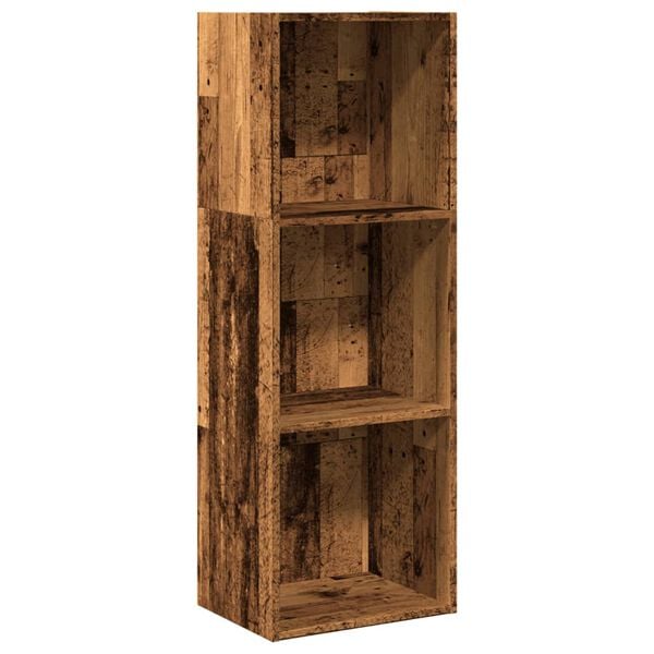 vidaXL Boekenkast 40x30x114 cm bewerkt hout oud houtkleurig