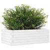 vidaXL Plantenbak 70x40x23 cm massief grenenhout wit