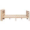 vidaXL Bedframe met hoofdbord massief grenenhout 120x190 cm