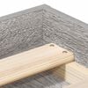 vidaXL Bedframe grijs sonoma eikenkleurig 140x200 cm