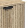 vidaXL Badkamermeubelset met lade 3 pcs Sonoma eiken Bewerkt hout