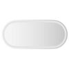 vidaXL LED Badkamer Spiegel Transparant 80 x 35 cm gehard glas