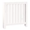 vidaXL Radiatorombouw 79,5x19x84 cm massief grenenhout wit