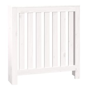vidaXL Radiatorombouw 79,5x19x84 cm massief grenenhout wit
