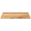 vidaXL Tafelblad rechthoekig 80x60x2,5 cm massief mangohout