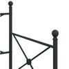 vidaXL Slaapbank met onderschuifbed zonder matras 90x190cm staal zwart