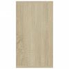 vidaXL Boekenkast/dressoir 66x30x98 cm bewerkt hout wit sonoma eiken