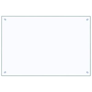 vidaXL Spatscherm keuken 90x60 cm gehard glas transparant
