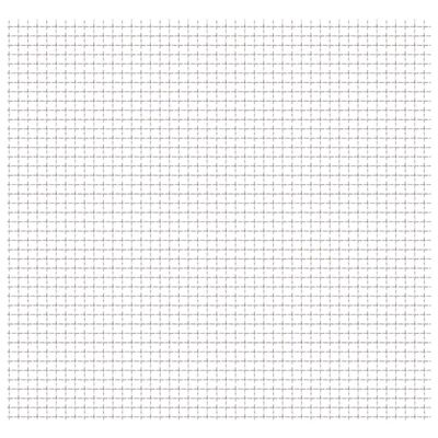 vidaXL Écran en treillis Acier inoxydable 112x500 cm Argenté