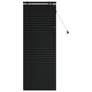 vidaXL Venetiaanse jaloezie Zwart 60 x 160 cm 35 mm