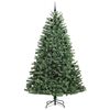 vidaXL Kunstmatige Inklapbare Kerstboom Groen 270 cm PVC en Metaal