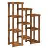 vidaXL Plantenstandaard Naturel 85 x 30 x 114,5 cm Massief Acaciahout