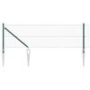 vidaXL Gecombineerd draadhek met spikes 10 x 0,8 m (B x H)