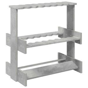vidaXL Hengelhouder Bewerkt hout 60 x 35 x 60 cm Betongrijs