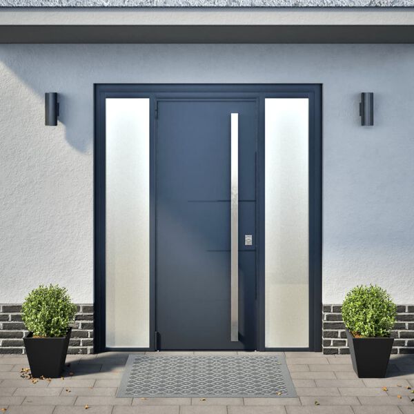 vidaXL Plantenbakken 2 st 30x30x30 cm staal zwart