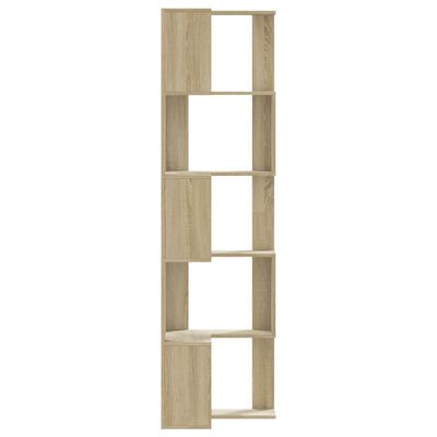 vidaXL Boekenkast 5-laags hoek 50x50x179 cm bewerkt hout sonoma eiken