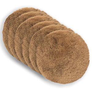 vidaXL Kussen met kussen HEERLEN 2 st Taupe PV Fleece
