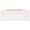 vidaXL Bedframe met lades wit 90x190 cm