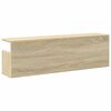 vidaXL Wandkast 100x20x30 cm bewerkt hout sonoma eikenkleurig