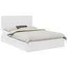 vidaXL Opslag bed met lade met opslag Wit 140 x 190 cm Bewerkt hout