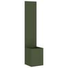 vidaXL Tuin Privacy Screen Fretwerk Olijfgroen 32 x 32 x 150 cm