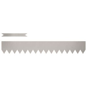 vidaXL Tuinrand 10 st 100 x 0,05 x 15 cm Roestig