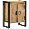 vidaXL Schoenenkast met plank Bruin 56 x 35 x 70 cm Massief mangohout