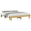 vidaXL Bedframe zonder matras 180x200 cm massief eikenhout