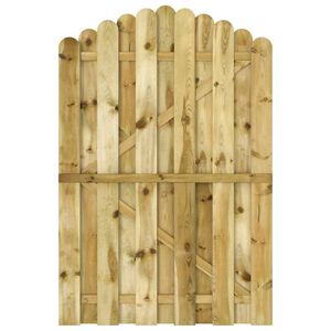 vidaXL Poort 100x150 cm ge&iuml;mpregneerd grenenhout