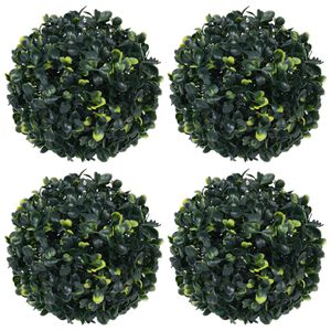 vidaXL Kunstbuxusbollen 4 st 12 cm
