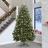 vidaXL Kunstkerstboom met 300 LED Groen 300 cm PVC en Metaal