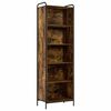 vidaXL Boekenkast 55,5 x 33 x 174 cm Bewerkt hout Gerookt eiken