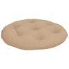 vidaXL Hangstoel Kussen VIANEN 100% Polyester Zand &Oslash; 60 x 10 cm