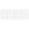 vidaXL Tv-meubels 2 st wandgemonteerd 60x30x41 cm wit