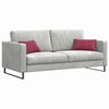 vidaXL Sofa Kussens 2 pcs Wijnrood 50 x 30 cm Katoen Stof