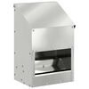 vidaXL Kip voerbak zilver 21 x 16 x 33 cm 3 kg Gegalvaniseerd staal